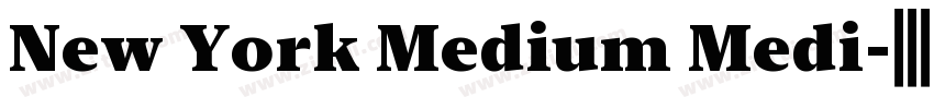 New York Medium Medi字体转换